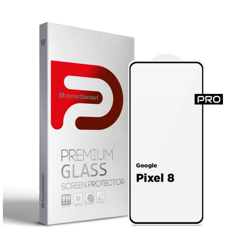 Стекло защитное Armorstandart Pro Google Pixel 8 Black (ARM72907) – Armorstandart
