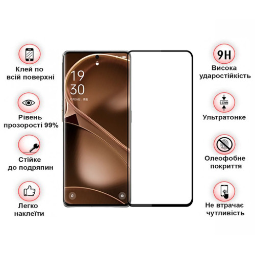 Скло захисне BeCover Poco X6 Pro Black (710625) – BeCover (вид 2)
