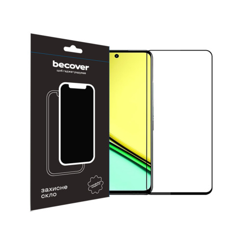 Скло захисне BeCover Realme C67 Black (710633) – BeCover