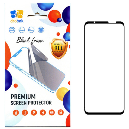 Скло захисне Drobak Realme С51 Black Frame A+ (535390) – Drobak