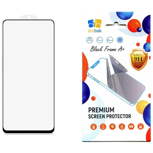 Скло захисне Drobak Samsung Galaxy S23 FE Black Frame A+ (676738) – Drobak