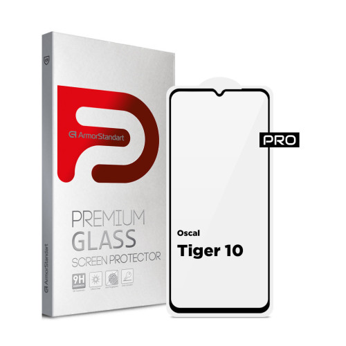 Скло захисне Armorstandart Pro Oscal Tiger 10 Black (ARM75105) – Armorstandart