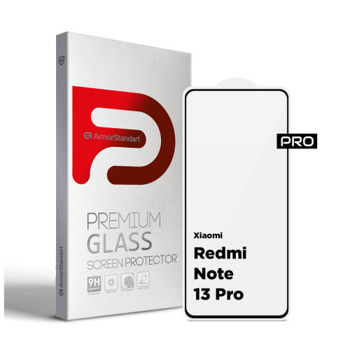 Скло захисне Armorstandart Pro Xiaomi Redmi Note 13 Pro 5G Black (ARM71828) – Armorstandart
