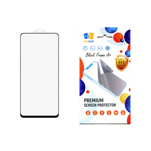 Скло захисне Drobak Poco M6 Pro Black Frame A+ (171716) – Drobak