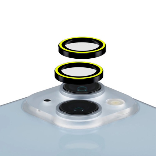 Стекло защитное Armorstandart for Camera AR iPhone 15 / 15 Plus Yellow (ARM76132) – Armorstandart
