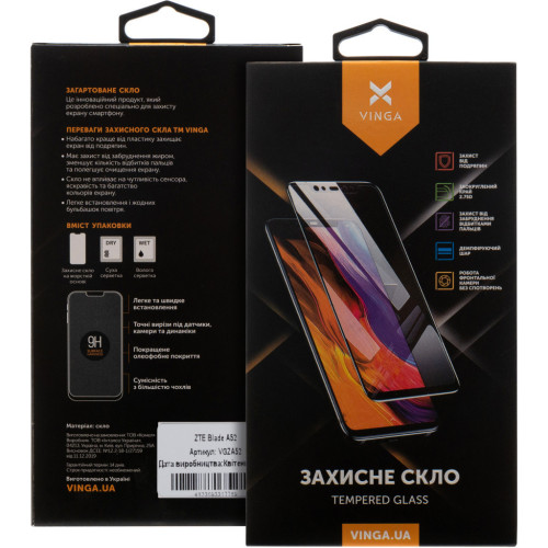 Скло захисне Vinga ZTE Blade A52 (VGZA52) – Vinga (вид 1)
