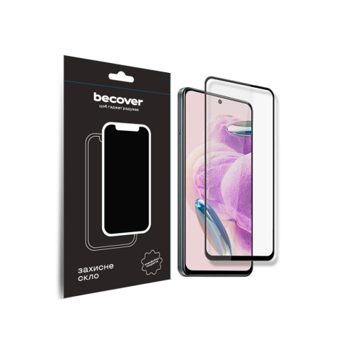 Стекло защитное BeCover Xiaomi Redmi Note 12S Black (709751) – BeCover