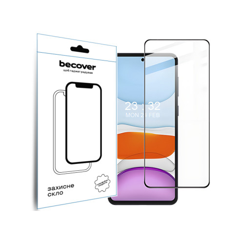 Стекло защитное BeCover Oppo A60 Black (711666) – BeCover