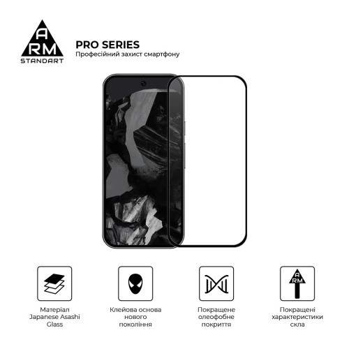Скло захисне Armorstandart Pro Google Pixel 9 Black (ARM74679) – Armorstandart (вид 1)