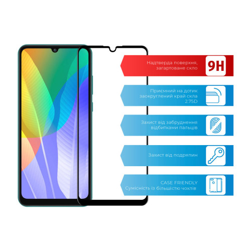 Скло захисне ACCLAB Full Glue Huawei Y6p (1283126508301) – ACCLAB (вид 1)