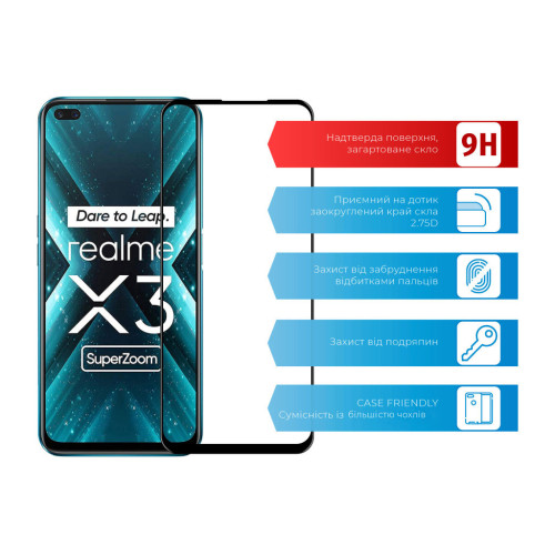 Скло захисне ACCLAB Full Glue Realme X3 (1283126508462) – ACCLAB (вид 1)