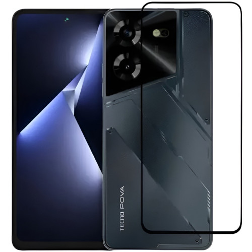 Скло захисне BeCover Tecno POVA 5 (LH7n) Black (710031) – BeCover (вид 1)