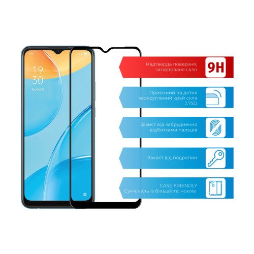Скло захисне ACCLAB Full Glue Oppo A15 (1283126510991) – ACCLAB (вид 1)