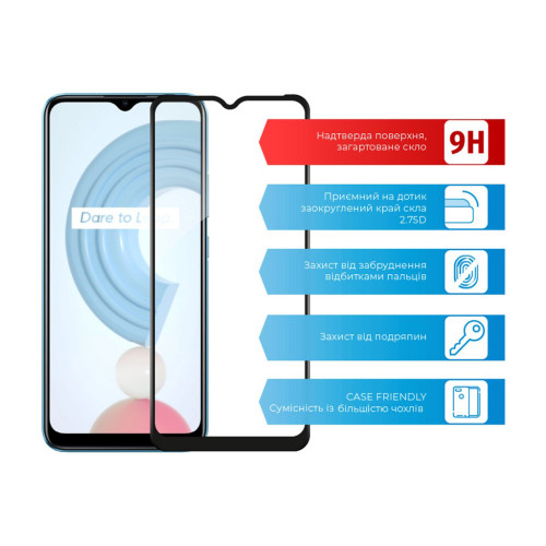 Скло захисне ACCLAB Full Glue Realme C21Y (1283126518393) – ACCLAB (вид 1)