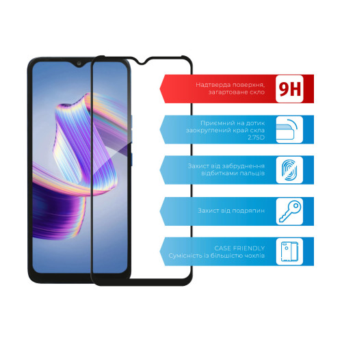 Стекло защитное ACCLAB Full Glue Tecno Pop 5 LTE (1283126535345) – ACCLAB (вид 1)
