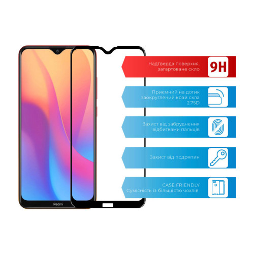 Скло захисне ACCLAB Full Glue Xiaomi Redmi 8A (1283126508745) – ACCLAB (вид 1)
