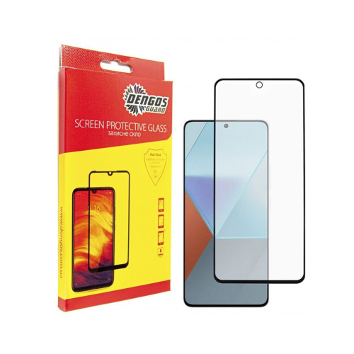 Стекло защитное Dengos Xiaomi Redmi Note 13 5G (black) (TGFG-328) – DENGOS