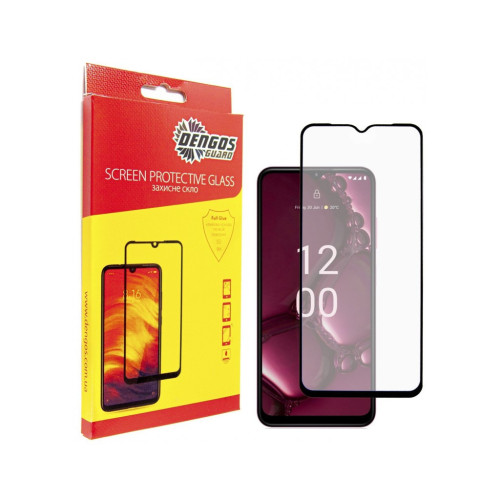 Стекло защитное Dengos Full Glue Nokia G42 5G (black) (TGFG-355) – DENGOS