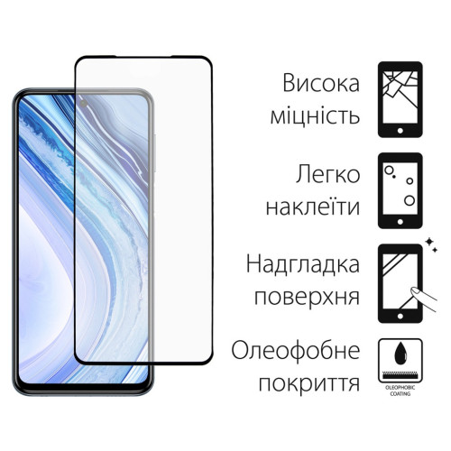 Скло захисне Dengos Xiaomi Redmi Note 9 Pro/9s 2pcs kit (DG-TG2P-43) – DENGOS (вид 1)