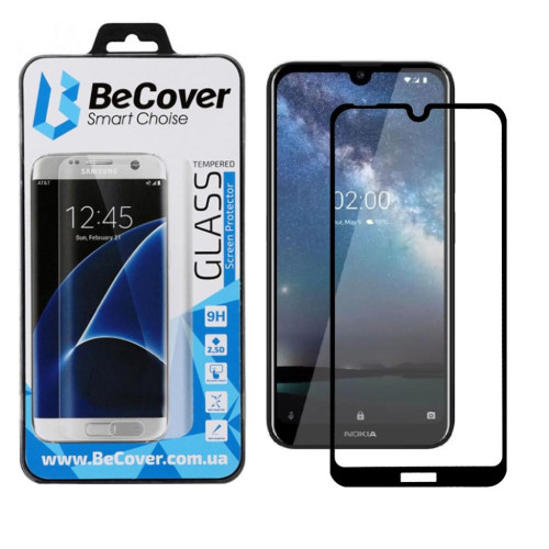 Скло захисне BeCover Nokia 2.2 Black (704076) – BeCover