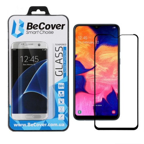 Скло захисне BeCover Samsung Galaxy A10 SM-A105 Black (703677) – BeCover