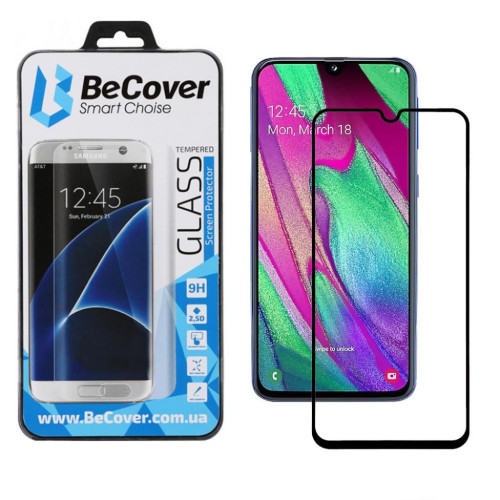 Скло захисне BeCover Samsung Galaxy A40 SM-A405 Black (703802) – BeCover