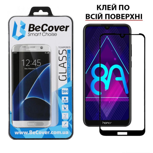 Скло захисне BeCover Honor 8A Black (703670) – BeCover