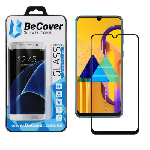 Скло захисне BeCover Samsung Galaxy M31 SM-M315 Black (704724) – BeCover