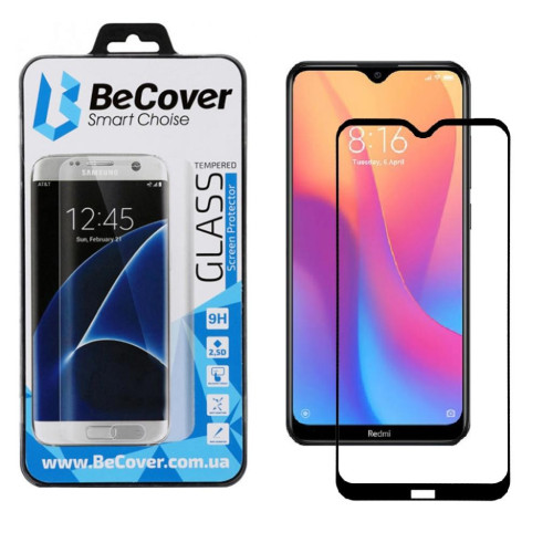 Скло захисне BeCover Xiaomi Redmi 8A Black (704160) – BeCover