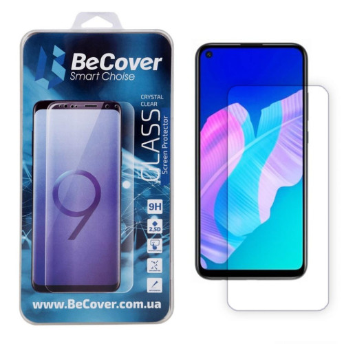 Скло захисне BeCover P40 Lite E Crystal Clear Glass (704846) – BeCover