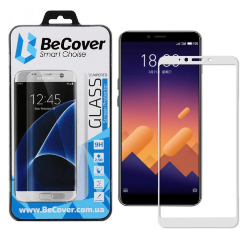 Скло захисне BeCover Meizu E3 White (702437) – BeCover