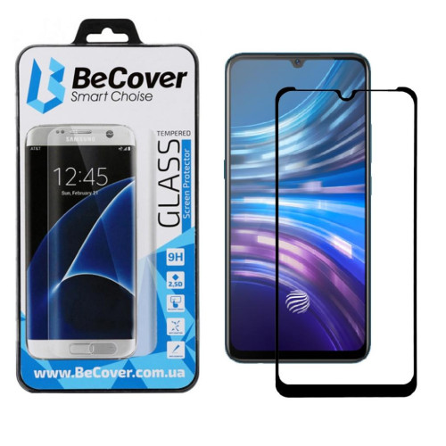 Стекло защитное BeCover Vivo V17 Neo Black (704065) – BeCover