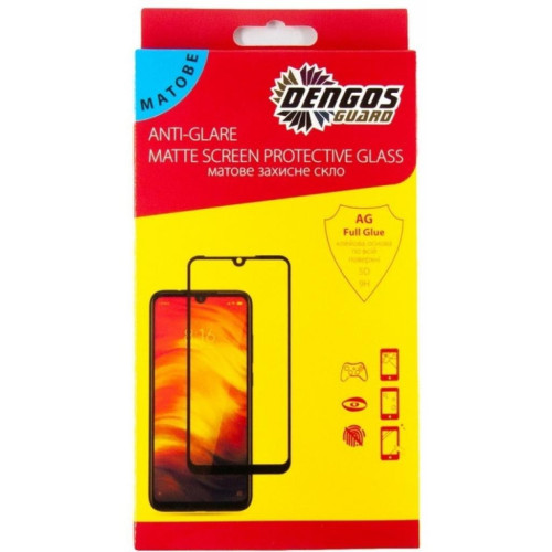 Стекло защитное Dengos Full Glue Matte Xiaomi Redmi 9A/9C (TGFG-MATT-30) (TGFG-MATT-30) – DENGOS