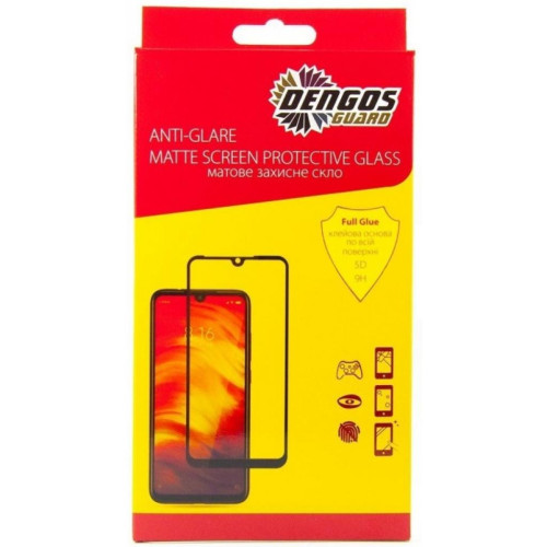 Стекло защитное Dengos Full Glue Matte Huawei P40 Lite E (TGFG-MATT-23) (TGFG-MATT-23) – DENGOS