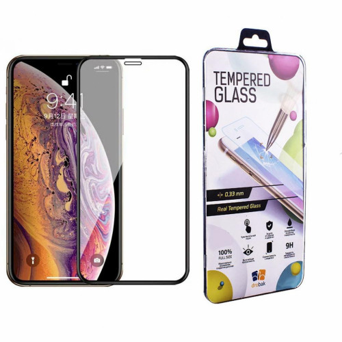 Скло захисне Drobak Apple iPhone X Full Cover Full Glue (Black) (121293) (121293) – Drobak