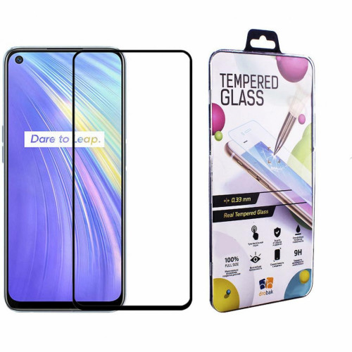 Скло захисне Drobak Realme V5 Full Cover Full Glue (Black) (222225) (222225) – Drobak