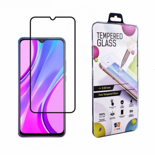 Скло захисне Drobak Xiaomi Redmi 9 Full Cover Full Glue (Black) (222232) (222232) – Drobak