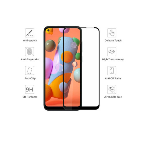 Скло захисне Drobak Samsung A11 (Black) (121276) (121276) – Drobak (вид 1)