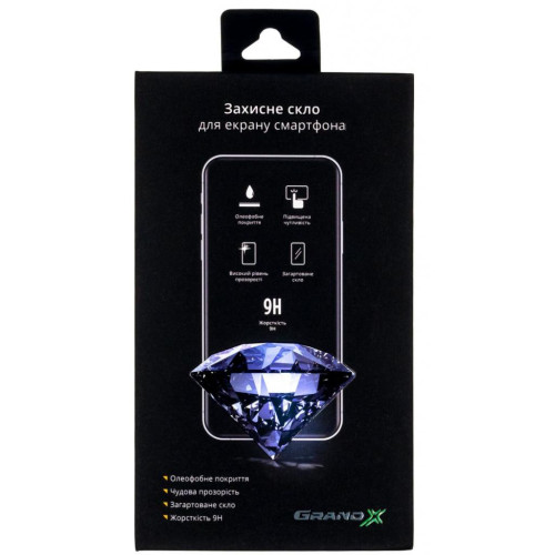 Скло захисне Grand-X Apple iPhone Xs Max 6D (AIPXSM6D) – Grand-X