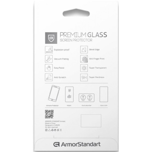 Скло захисне Armorstandart Pro OPPO Reno4 Black (ARM57178) – Armorstandart (вид 1)