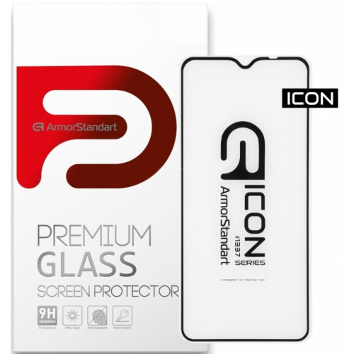 Скло захисне Armorstandart Icon Xiaomi Redmi 9t Black (ARM58274) – Armorstandart