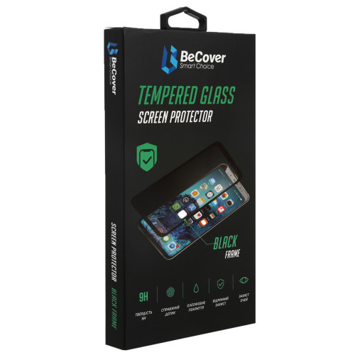Скло захисне BeCover OPPO A15s Black (706087) – BeCover