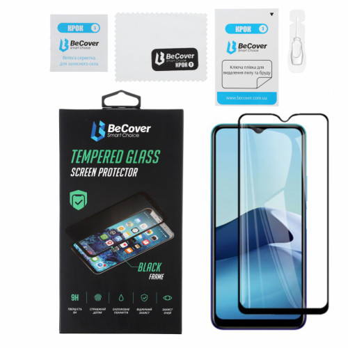 Стекло защитное BeCover Vivo Y20 Black (706485) – BeCover (вид 1)