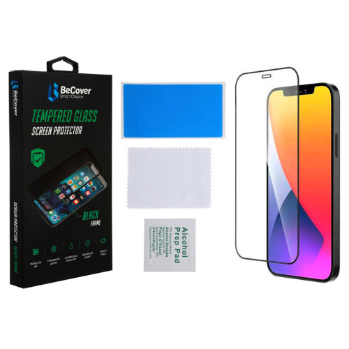 Скло захисне BeCover Apple iPhone 13 Pro Max Black (706664) – BeCover (вид 2)