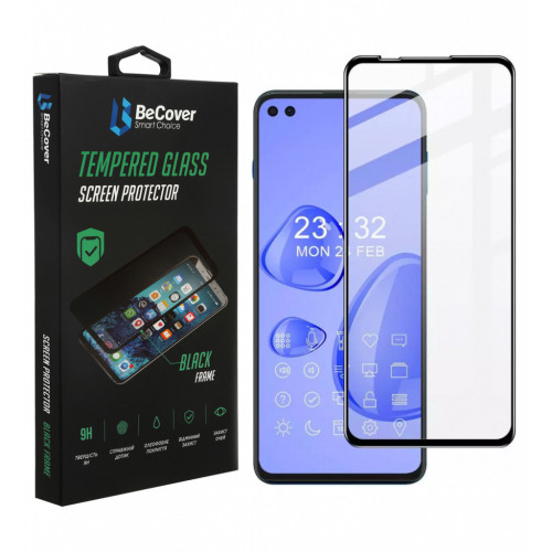Скло захисне BeCover Motorola Moto G100 Black (706895) – BeCover