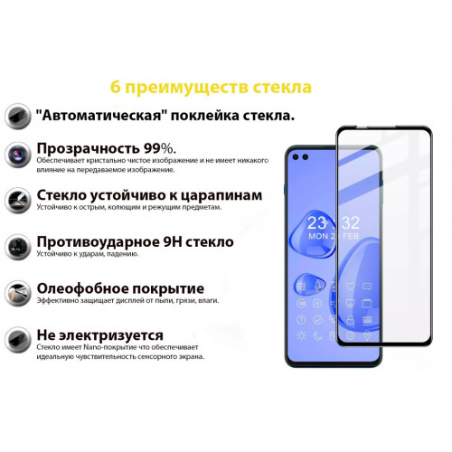 Скло захисне BeCover Motorola Moto G100 Black (706895) – BeCover (вид 2)