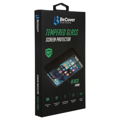 Скло захисне BeCover Realme C25Y Black (707139) – BeCover