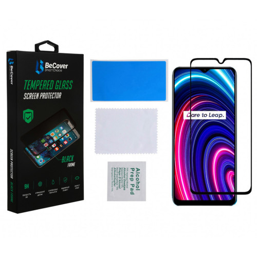 Скло захисне BeCover Realme C25Y Black (707139) – BeCover (вид 1)