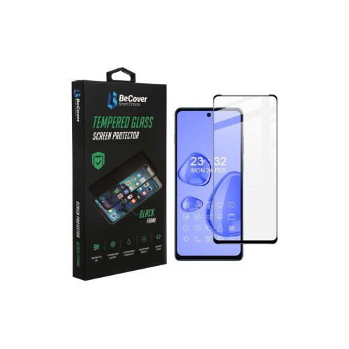 Скло захисне BeCover Motorola Moto G200 Black (707242) – BeCover