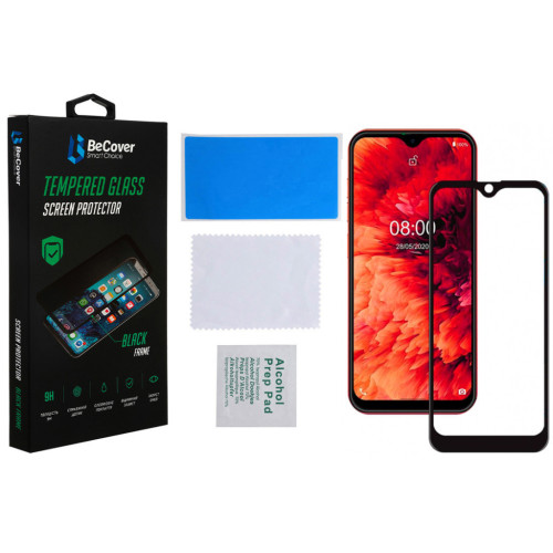Скло захисне BeCover Ulefone Note 8 / Note 8P Black (707317) – BeCover (вид 1)